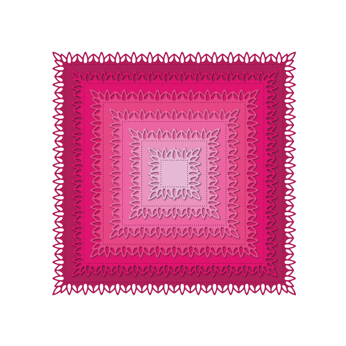 Chloes Creative Cards Metal Die Set – 8x8" Decorative Squares