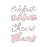 Chloes Creative Cards Die & Stamp Set - Celebrate Sentiment Builder