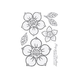 Chloes Creative Cards Die & Stamp Set - Christmas Rose