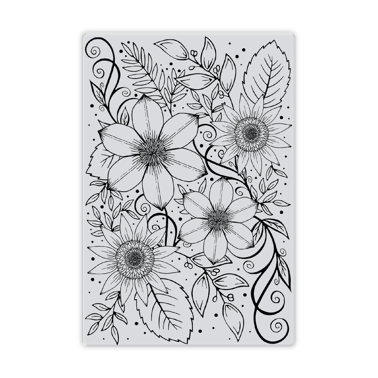 Chloes Creative Cards Die & Stamp Set – Summer Foliage Panel