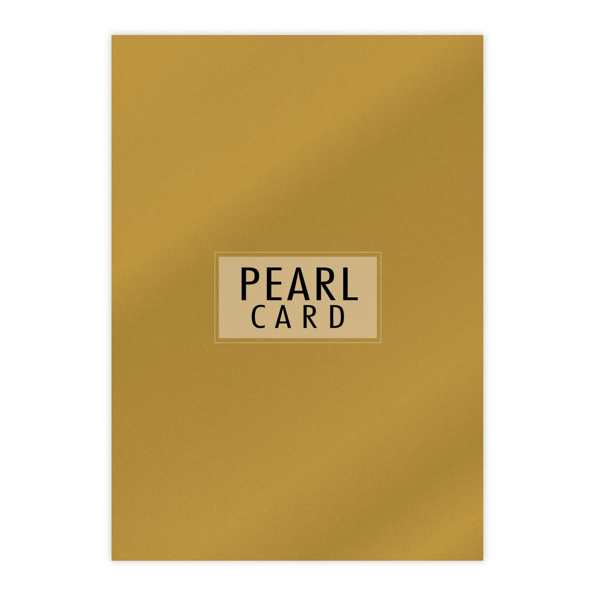 Chloes A4 Luxury Pearl Card 10 Sheets Fine Gold