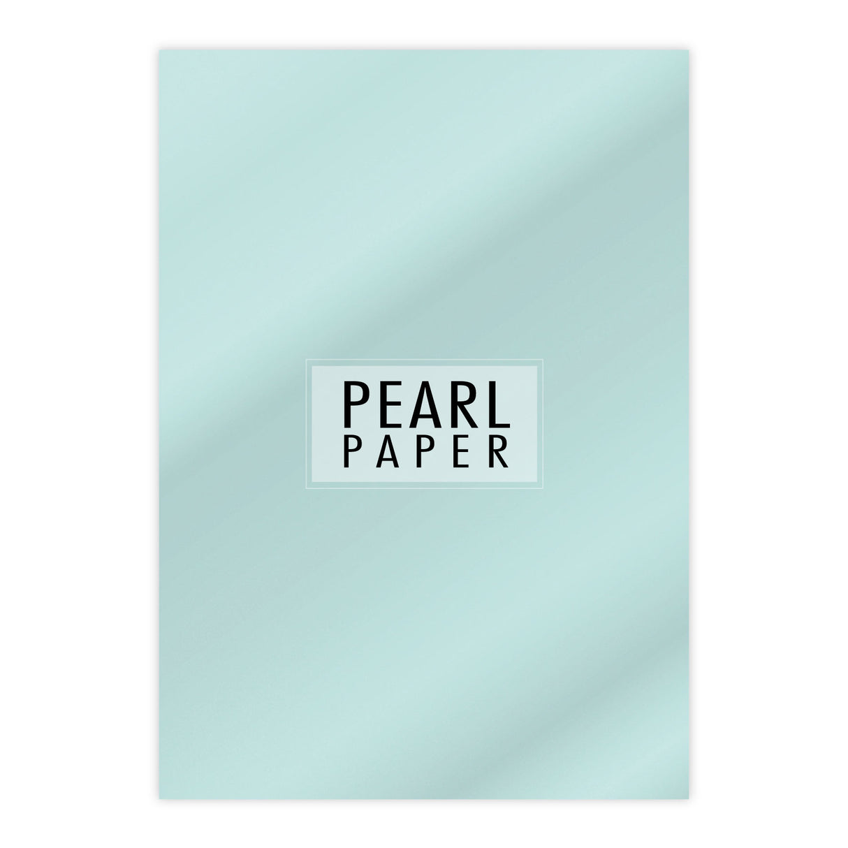 Chloes A4 Luxury Pearl Paper 10 Sheets Aquamarine