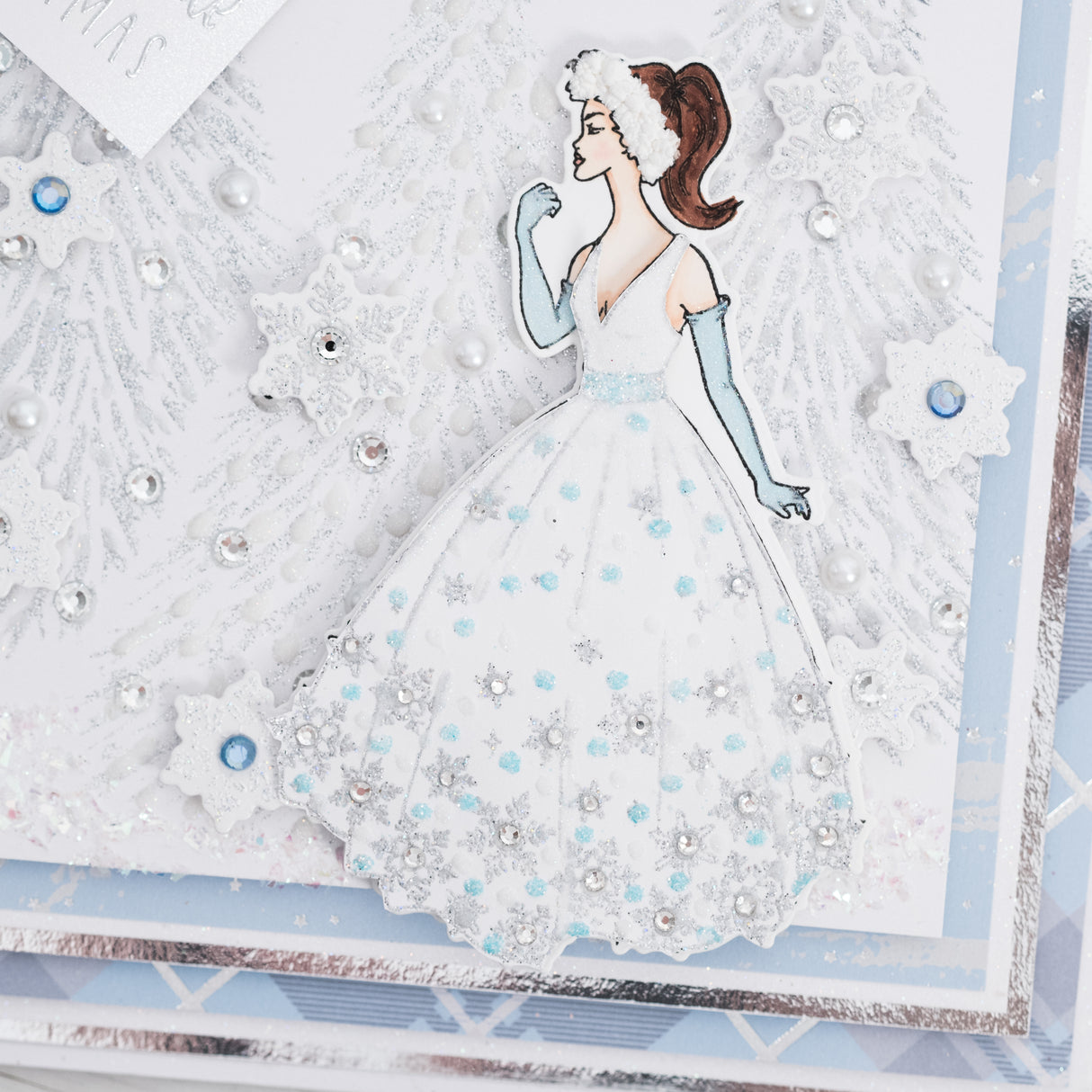 Chloes Creative Cards Die & Stamp Set - Snowflake Queen