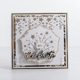 Chloes Creative Cards Die & Stamp Set - Celebrate Sentiment Builder