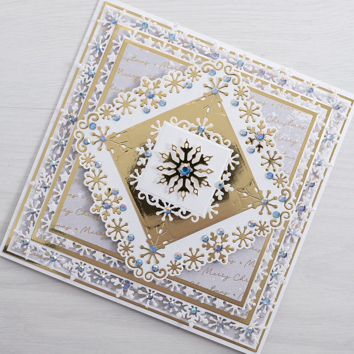 Chloes Creative Cards Metal Die Set - 8x8 Snowflake Frames