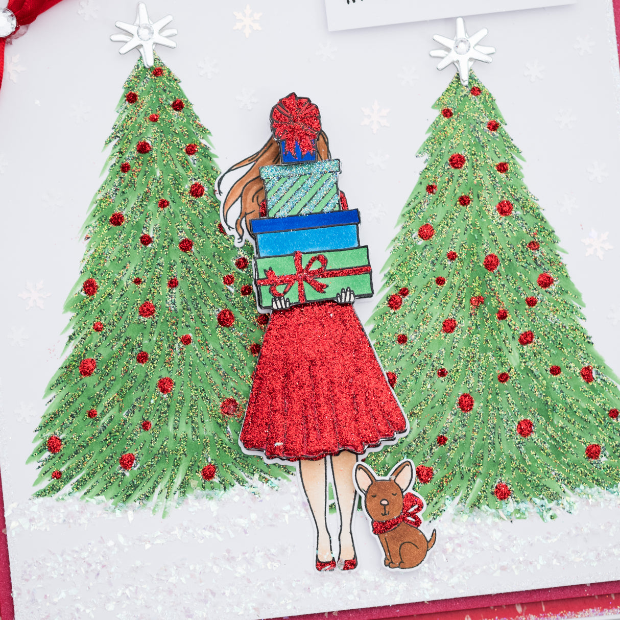 Chloes Creative Cards Die & Stamp Set - This Girl Loves Christmas