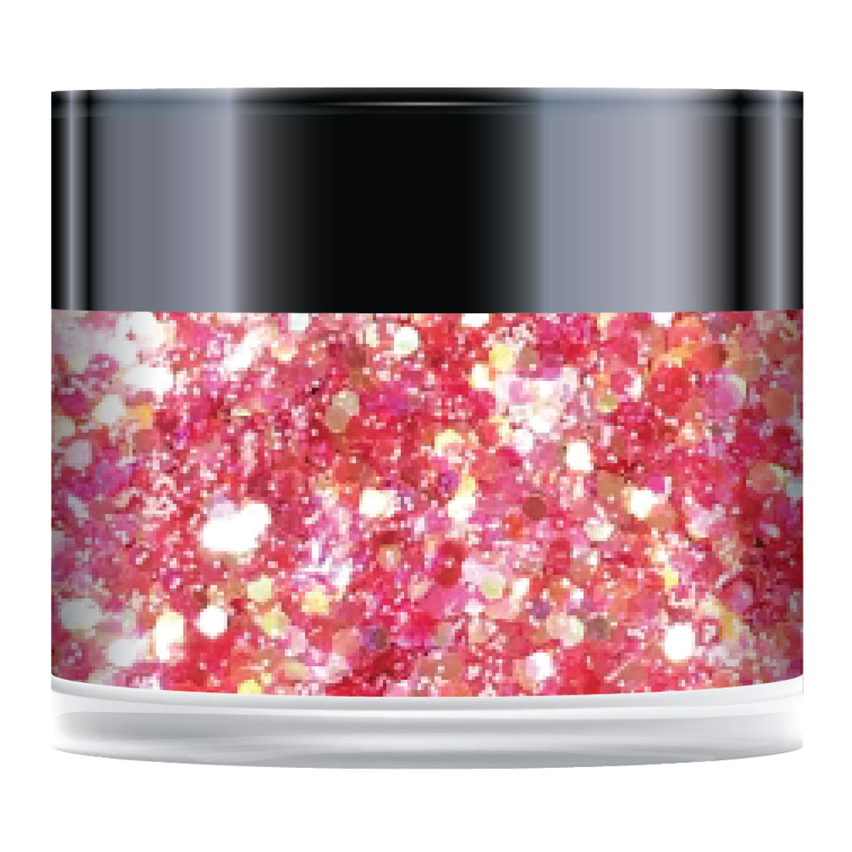 Strawberry Sorbet Sparkelicious Glitter 1/2oz Jar