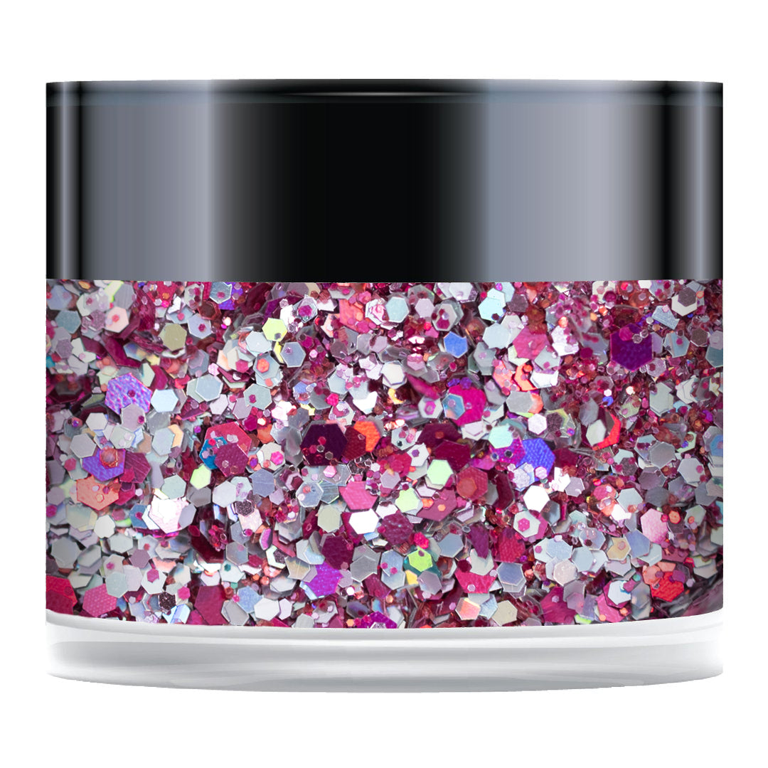 Hot Pink Sparkle Sparkelicious Glitter 1/2oz Jar