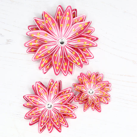 Chloes Creative Cards Die & Stamp Set - Clematis Flower
