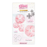 Chloes Creative Cards Die & Stamp Set - Rose Mallow